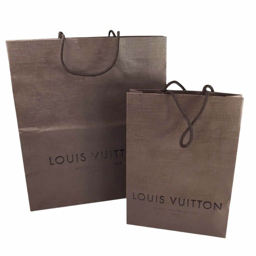 Louis Vuitton Gift Bags Set of Two, Shopping Tote